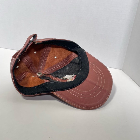 Vintage Leather Harley Davidson Cap - Picture 3 of 3